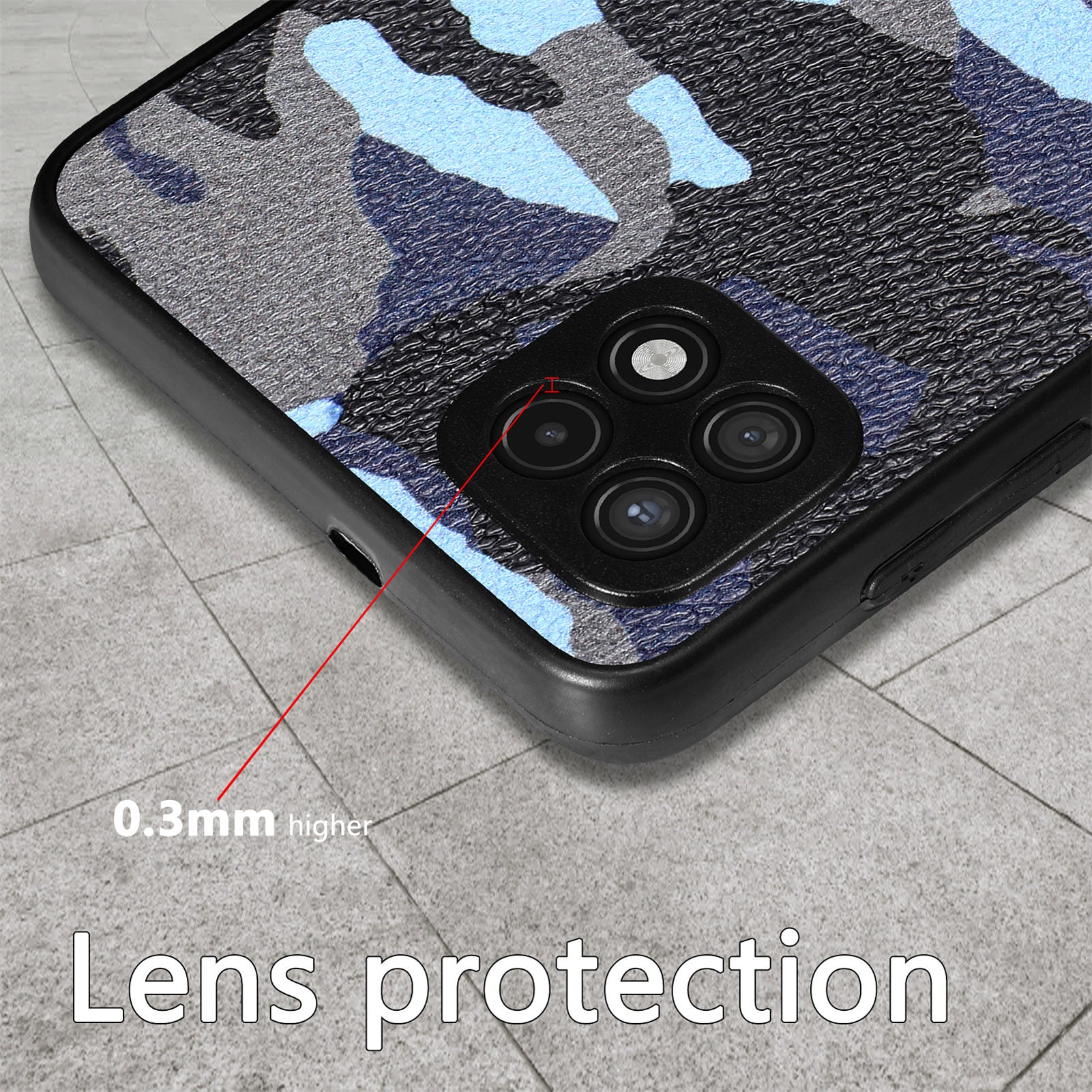 Phone Cover for Samsung Galaxy A22 5G (EU Version) Camouflage Pattern PU Leather Coated PC TPU Case Phone Cover for Samsung Galaxy A22 5G (EU Version) Camouflage Pattern PU Leather Coated PC TPU Case